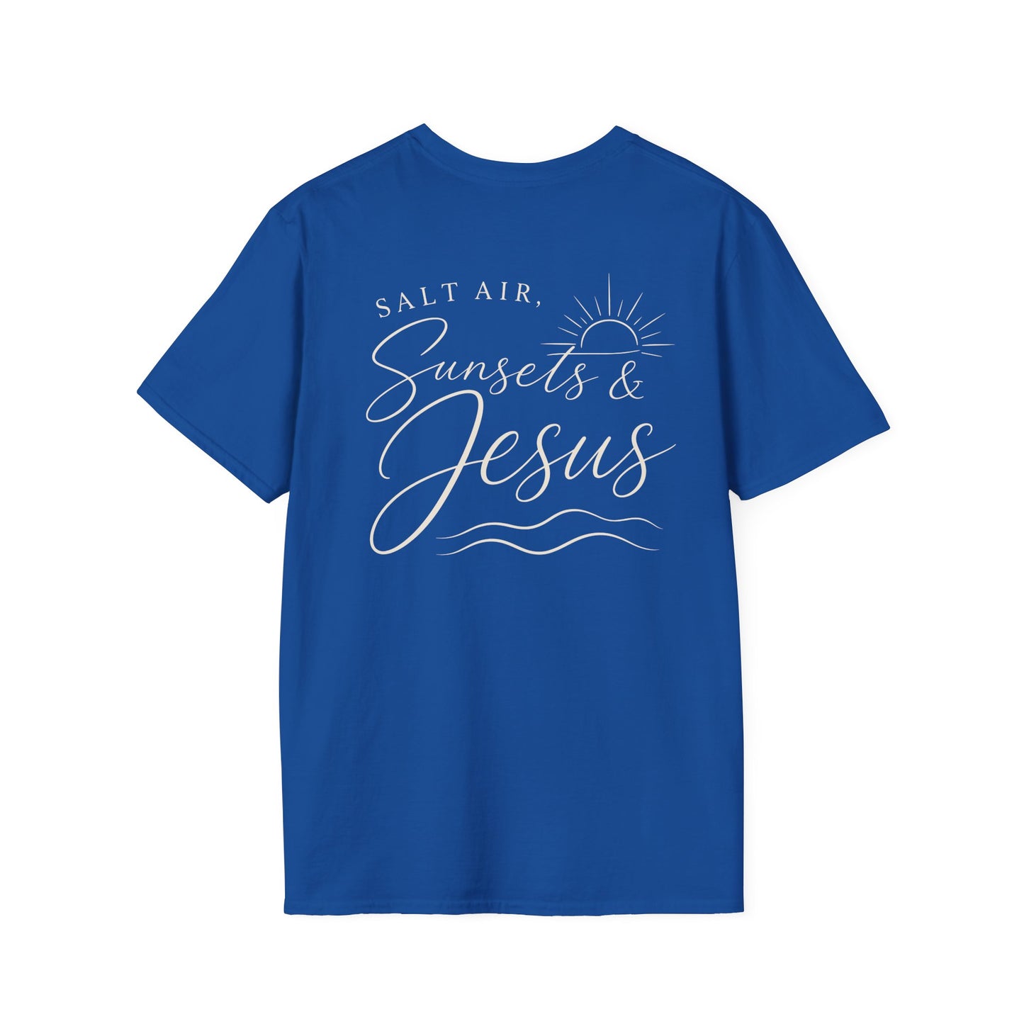 SALT AIR, SUNSET, JESUS - PREMIUM T-SHIRT