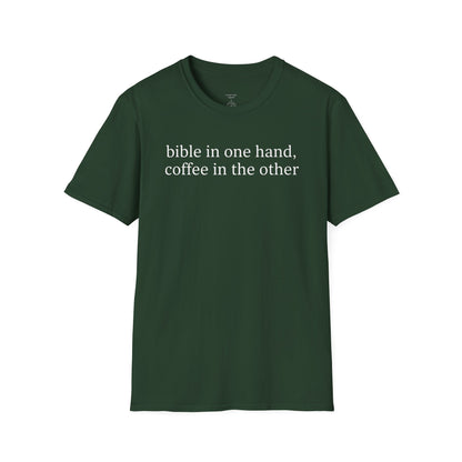 BIBLE IN ONE HAND - PREMIUM T-SHIRT