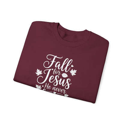 FALL FOR JESUS - MEDIUM-HEAVY WEIGHT SWEATSHIRT
