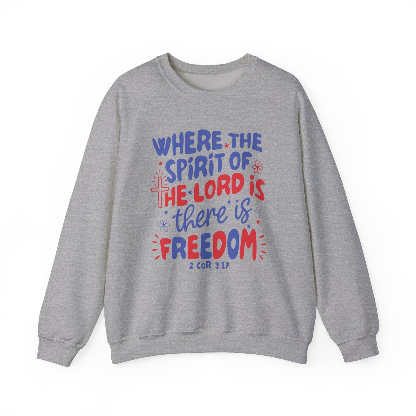 WHERE THE SPIRIT OF THE LORD IS  - MEDIUM-HEAVY WEIGHT SWEATSHIRT