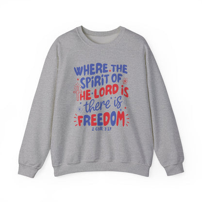 WHERE THE SPIRIT OF THE LORD IS  - MEDIUM-HEAVY WEIGHT SWEATSHIRT