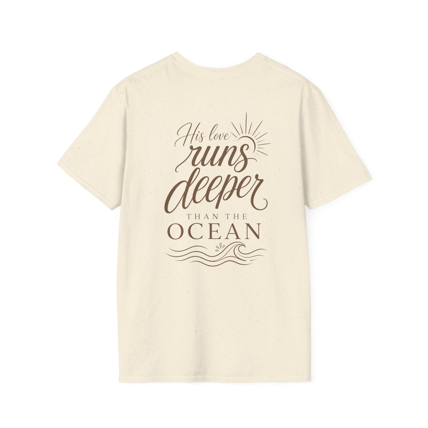 HIS LOVE RUNS DEEPER - PREMIUM T-SHIRT