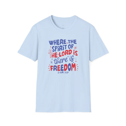 WHERE THE SPIRIT OF THE LORD IS - PREMIUM T-SHIRT