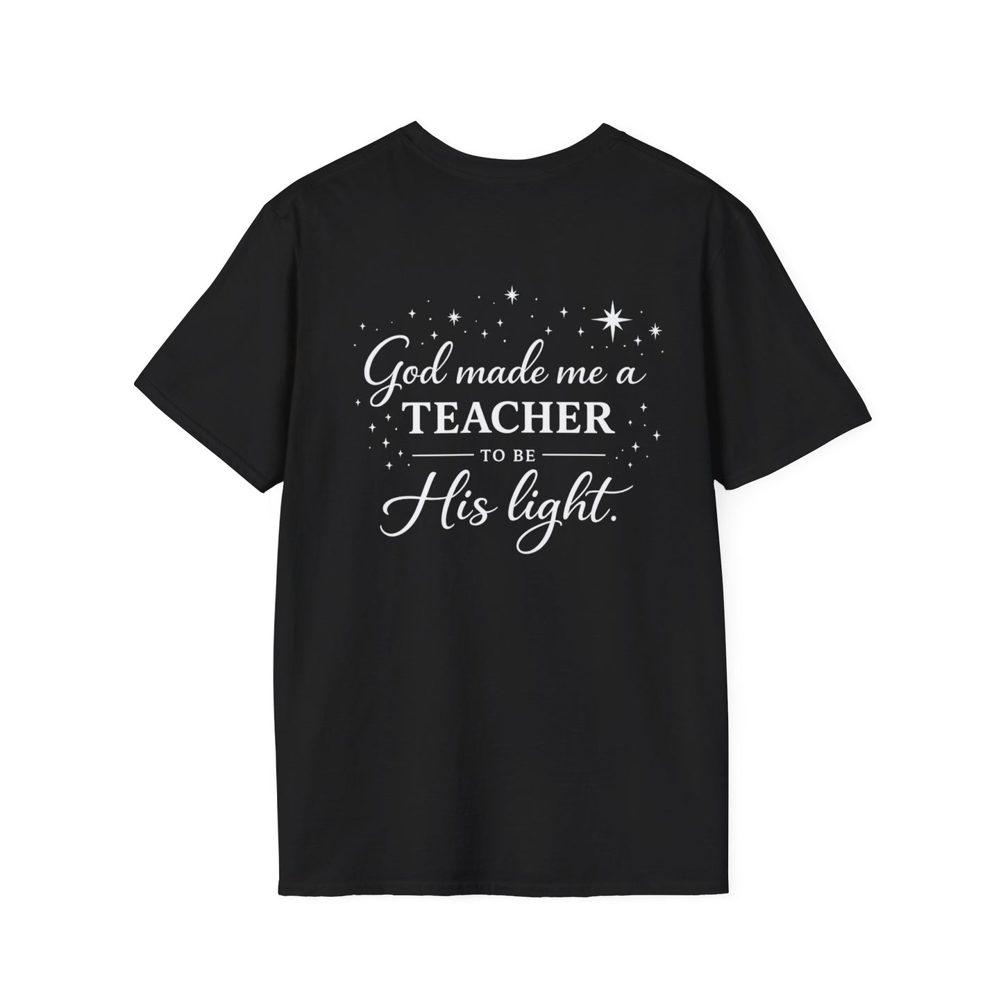 GOD MADE ME A TEACHER - PREMIUM T-SHIRT