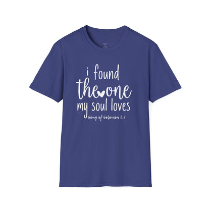 I FOUND THE ONE MY SOUL LOVES - V-NECK PREMIUM T-SHIRT