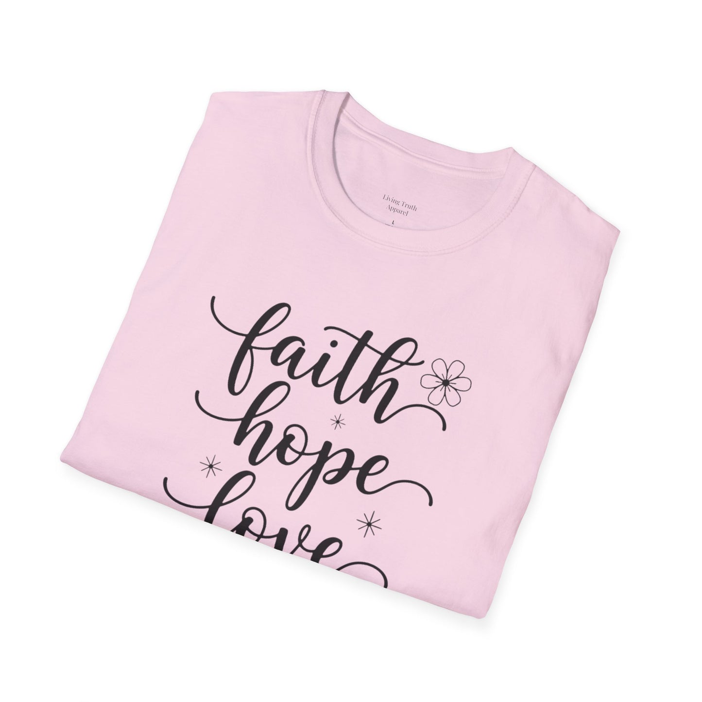FAITH HOPE LOVE - PREMIUM T-SHIRT