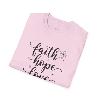 FAITH HOPE LOVE - PREMIUM T-SHIRT