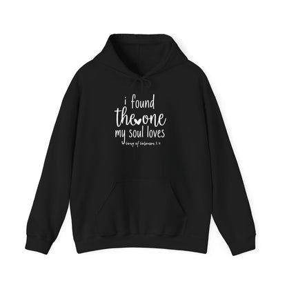 I FOUND THE ONE MY SOUL LOVES - MEDIUM-HEAVY WEIGHT HOODIE