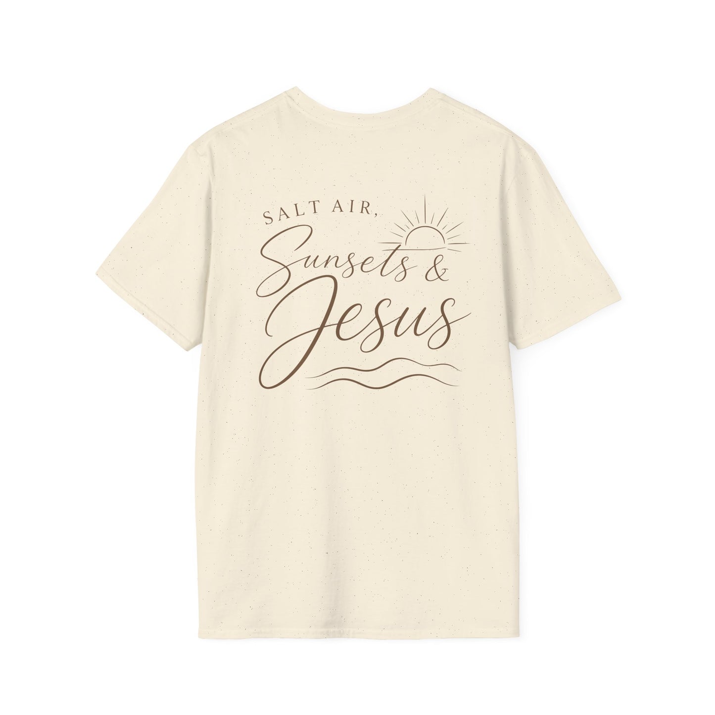 SALT AIR, SUNSET, JESUS - PREMIUM T-SHIRT