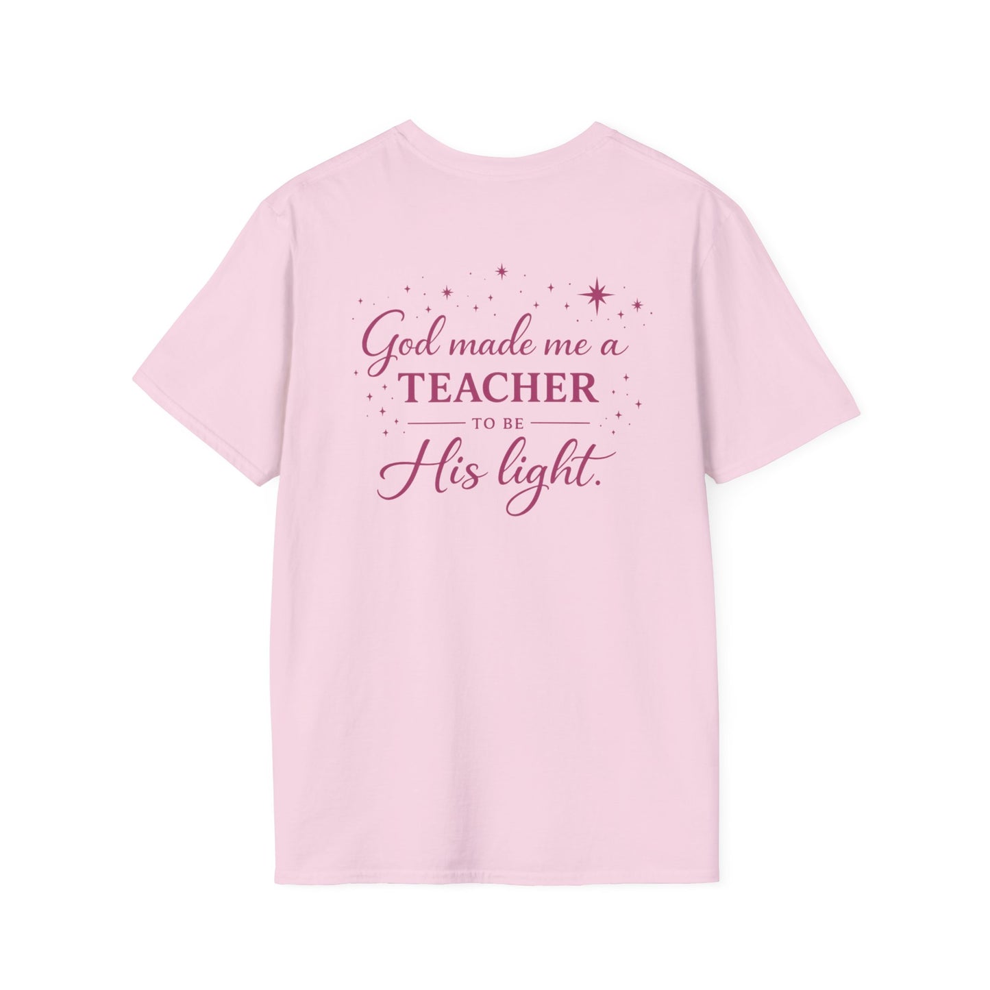GOD MADE ME A TEACHER - PREMIUM T-SHIRT