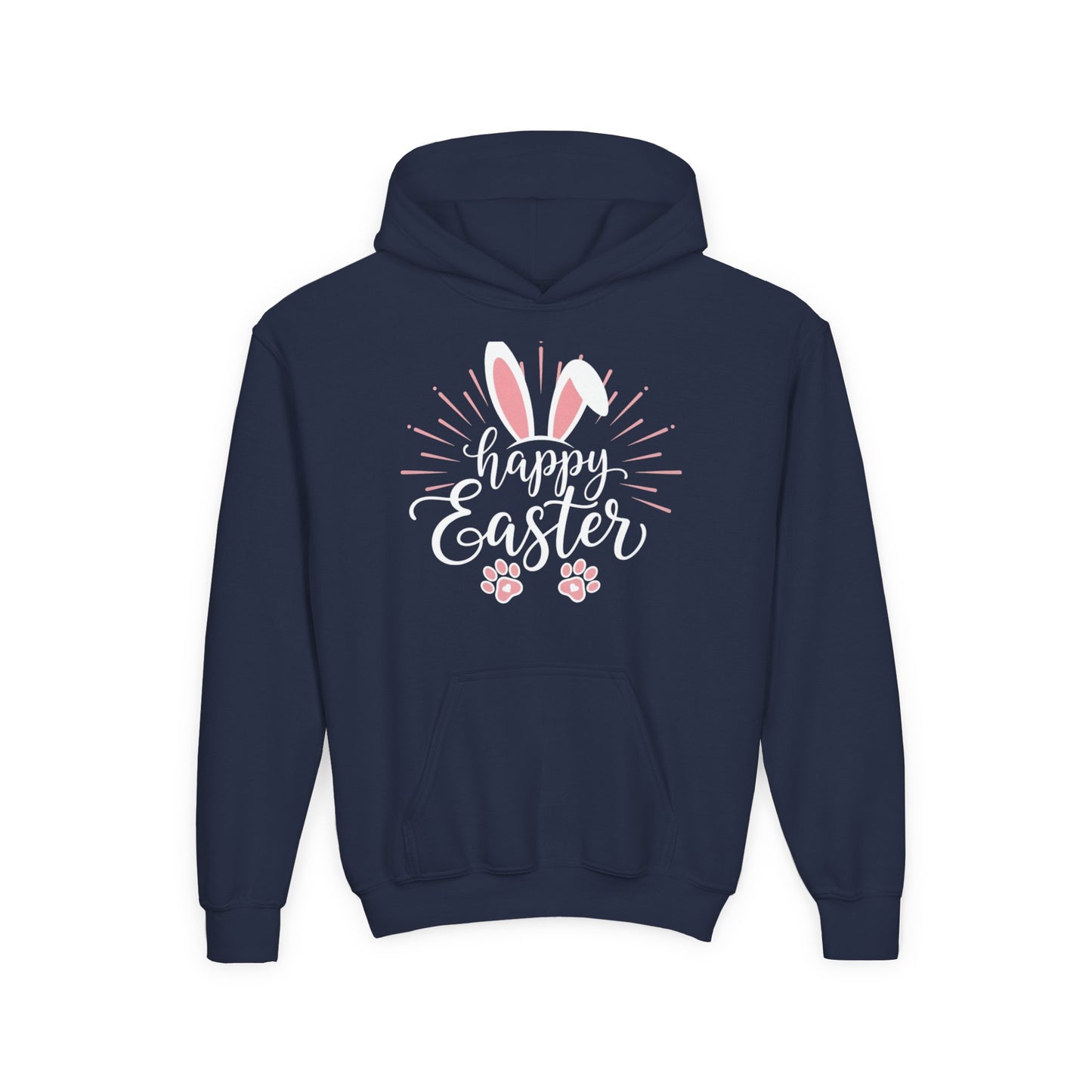 HAPPY EASTER - YOUTH MEDIUM-HEAVY WEIGHT HOODIE