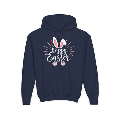 HAPPY EASTER - YOUTH MEDIUM-HEAVY WEIGHT HOODIE