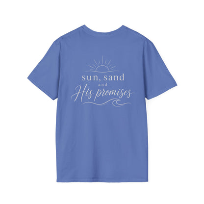 SUN SAND HIS PROMISES - PREMIUM T-SHIRT