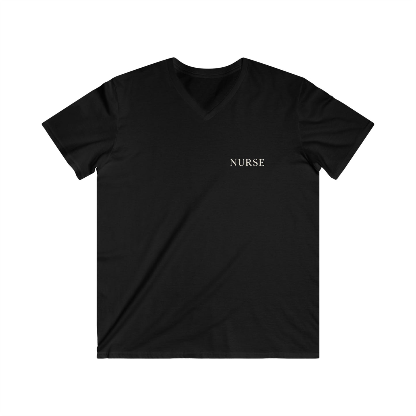 GOD MADE ME A NURSE - V-NECK PREMIUM T-SHIRT