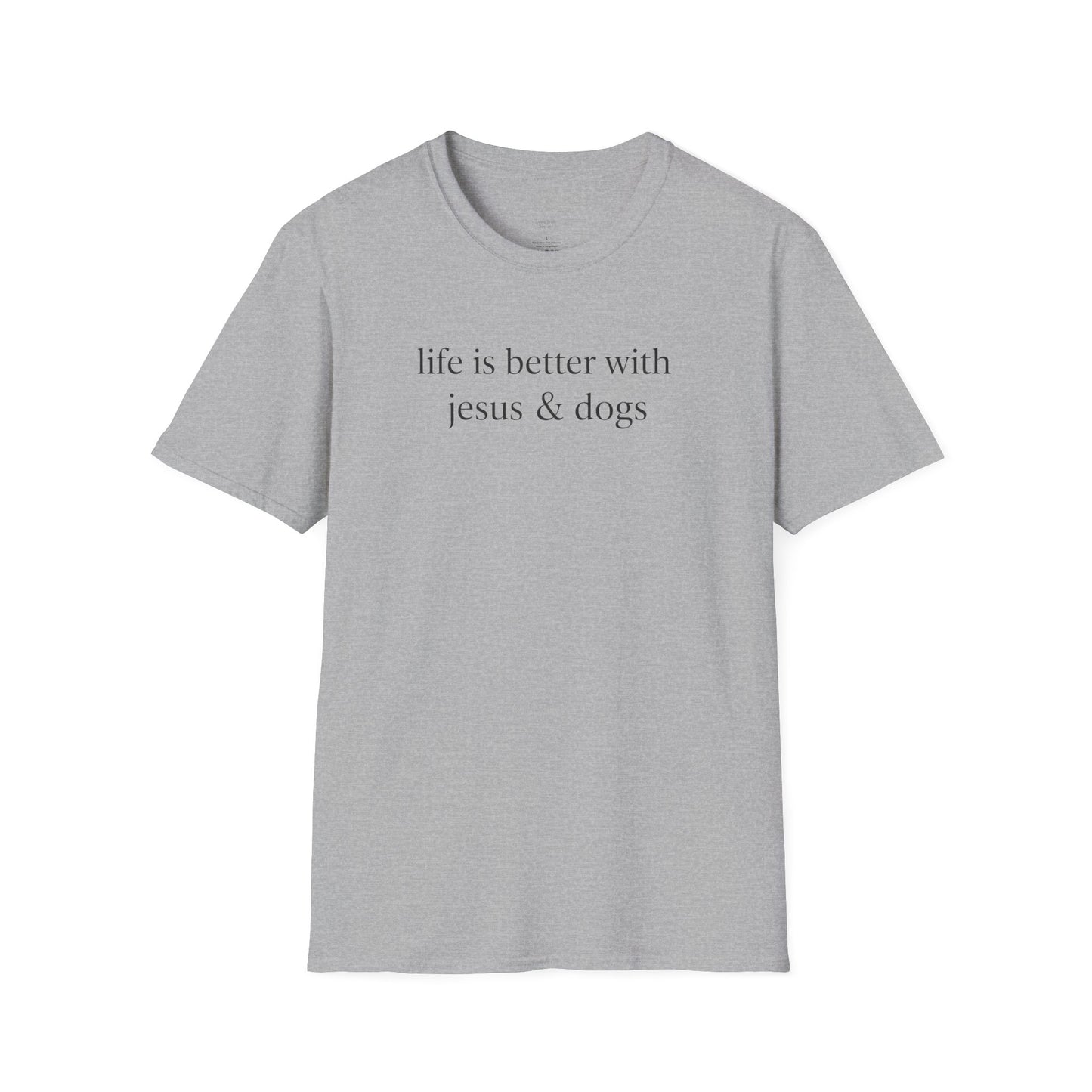 LIFE IS BETTER WITH JESUS - PREMIUM T-SHIRT