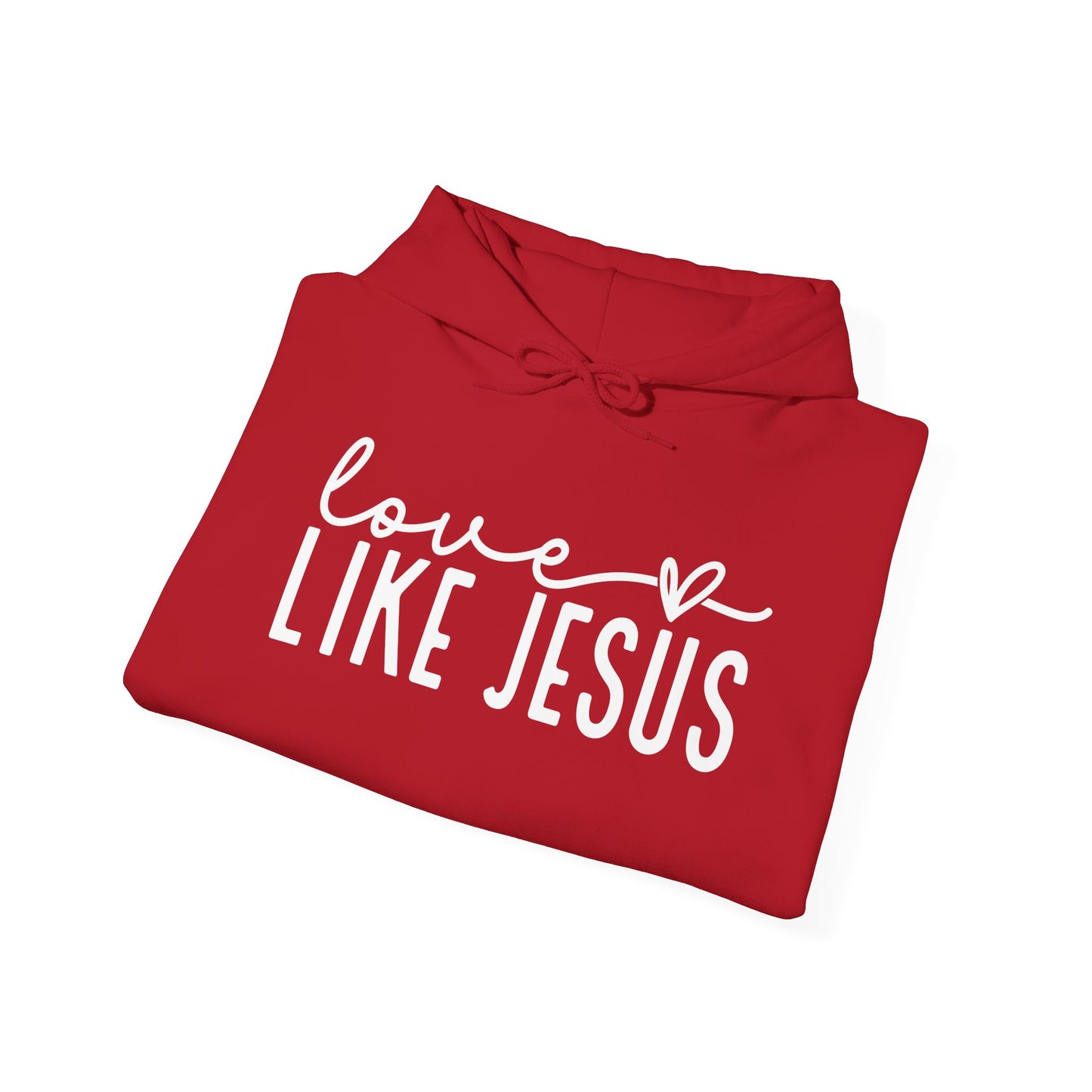 LOVE LIKE JESUS - MEDIUM - HEAVY WEIGHT HOODIE