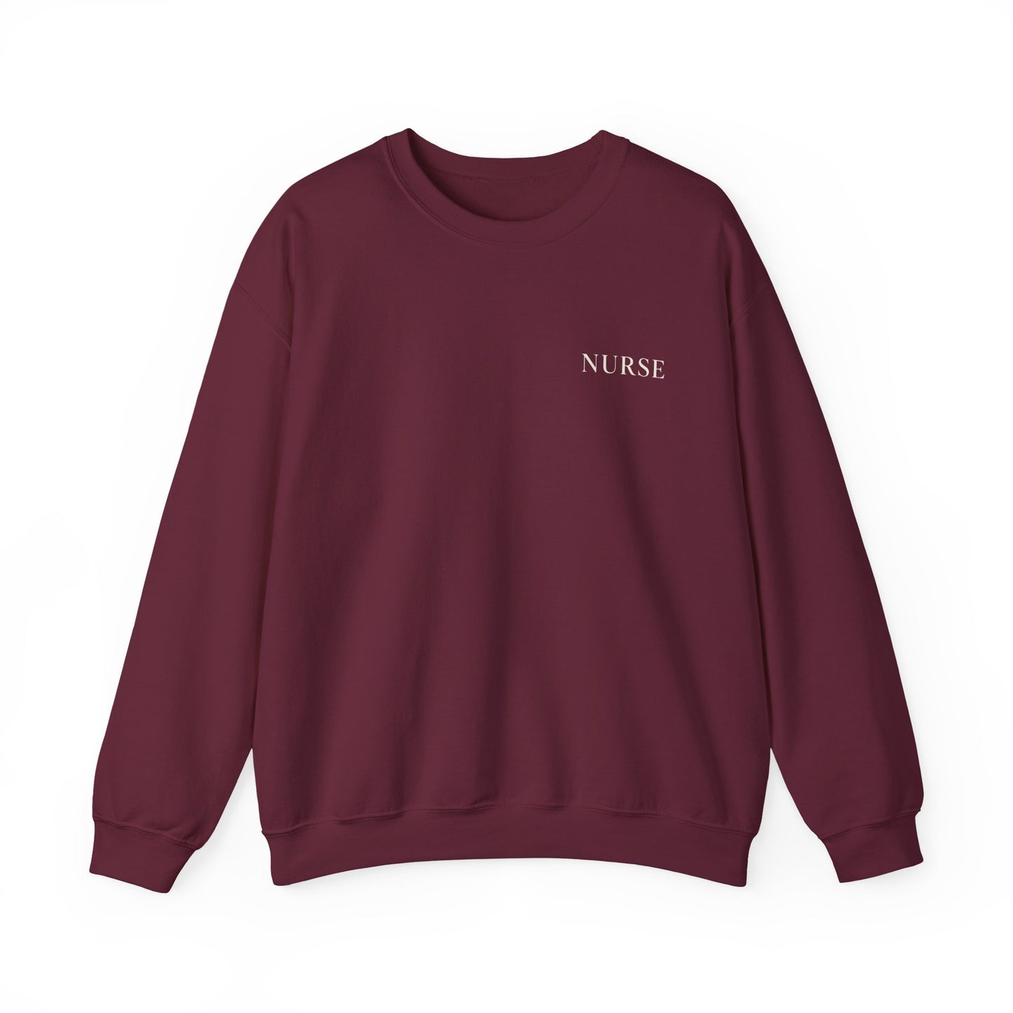 GOD MADE ME A NURSE - MEDIUM-HEAVY WEIGHT SWEATSHIRT