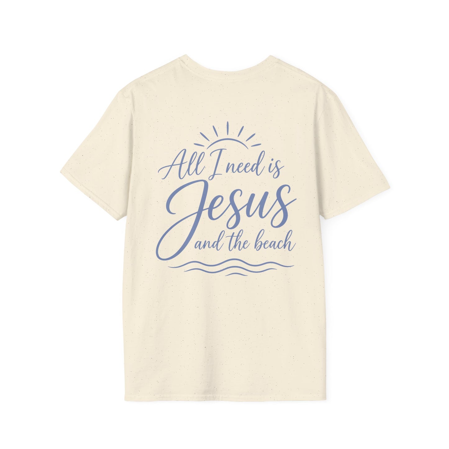 ALL I NEED IS JESUS AND THE BEACH F/B - PREMIUM T-SHIRT