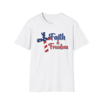 FAITH AND FREEDOM - PREMIUM T-SHIRT