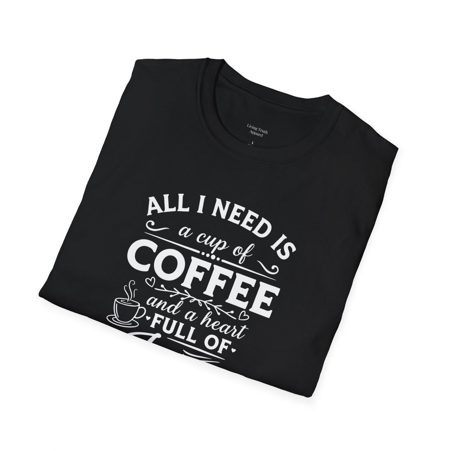 COFFEE AND JESUS - PREMIUM T-SHIRT