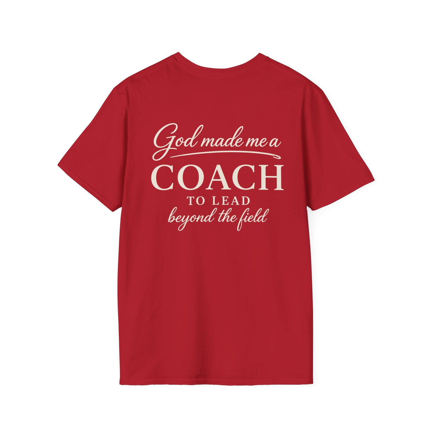 GOD MADE ME A COACH/FIELD - PREMIUM T-SHIRT