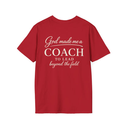 GOD MADE ME A COACH/FIELD - PREMIUM T-SHIRT