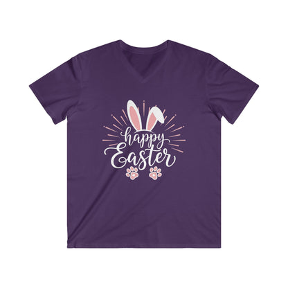 HAPPY EASTER BUNNY - V-NECK PREMIUM T-SHIRT