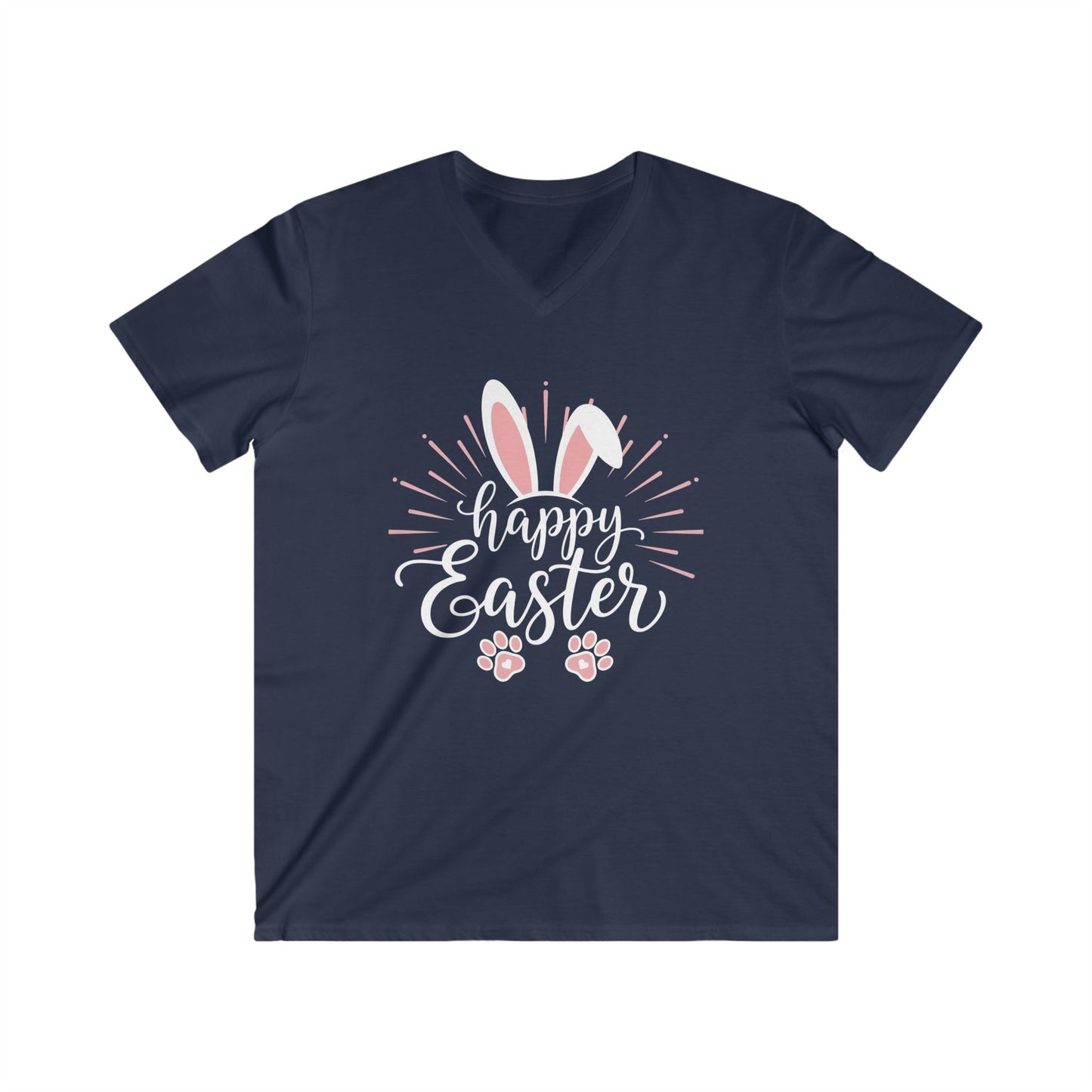 HAPPY EASTER BUNNY - V-NECK PREMIUM T-SHIRT