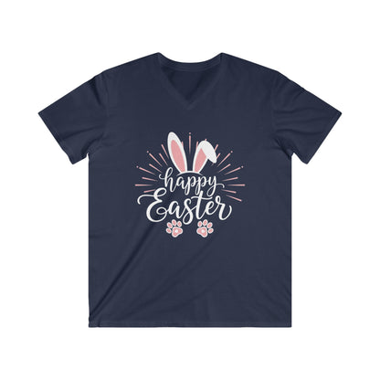 HAPPY EASTER BUNNY - V-NECK PREMIUM T-SHIRT