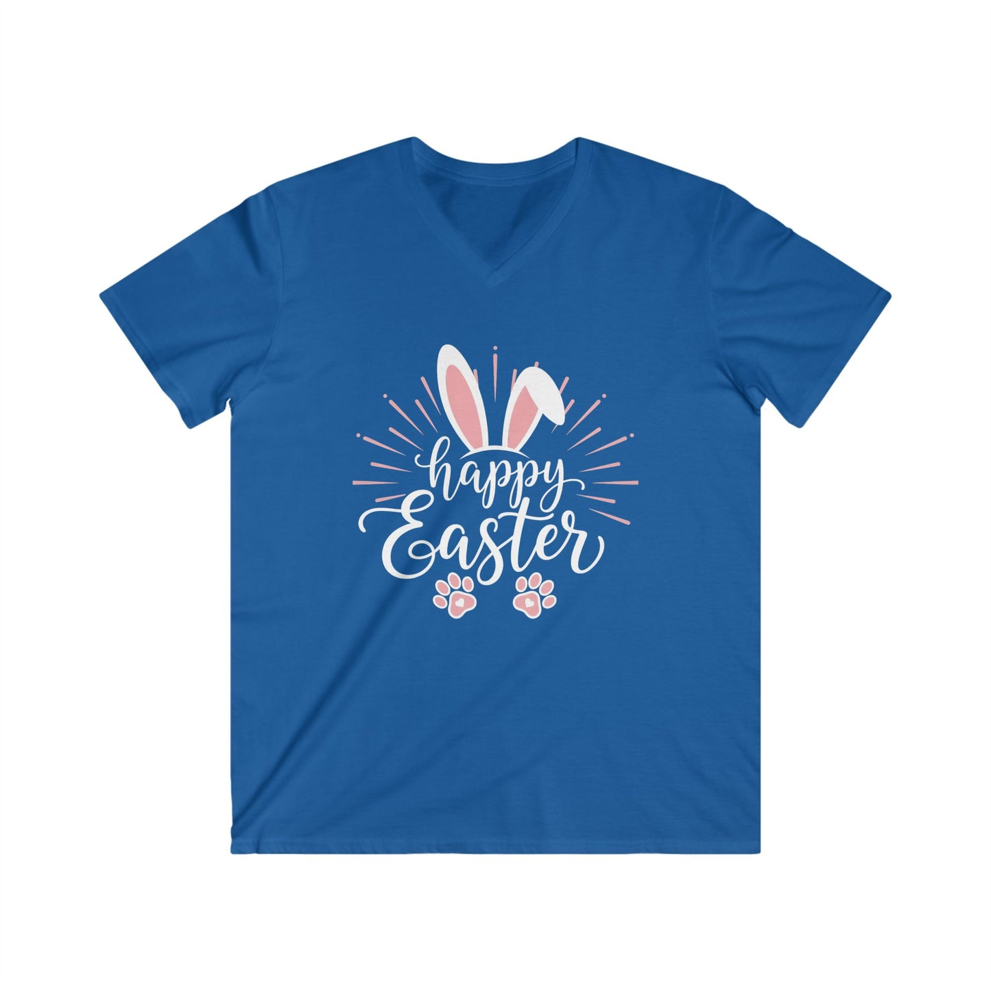 HAPPY EASTER BUNNY - V-NECK PREMIUM T-SHIRT