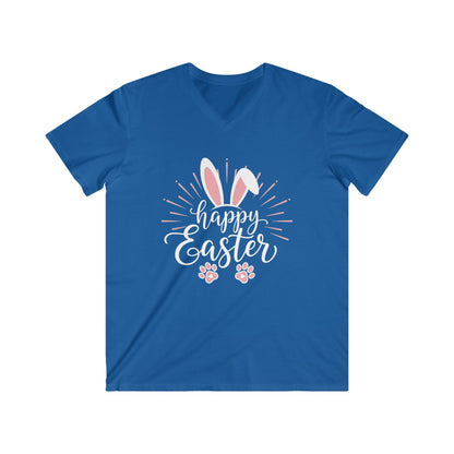 HAPPY EASTER BUNNY - V-NECK PREMIUM T-SHIRT