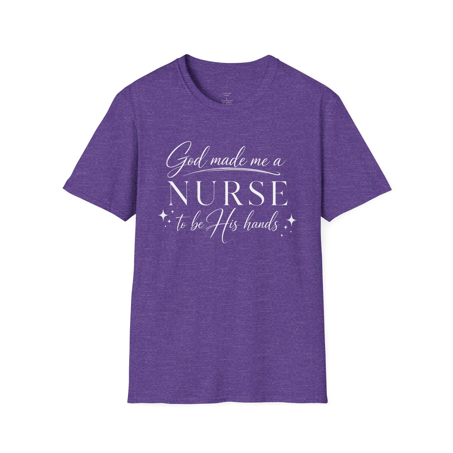 GOD MADE ME A NURSE - PREMIUM T-SHIRT