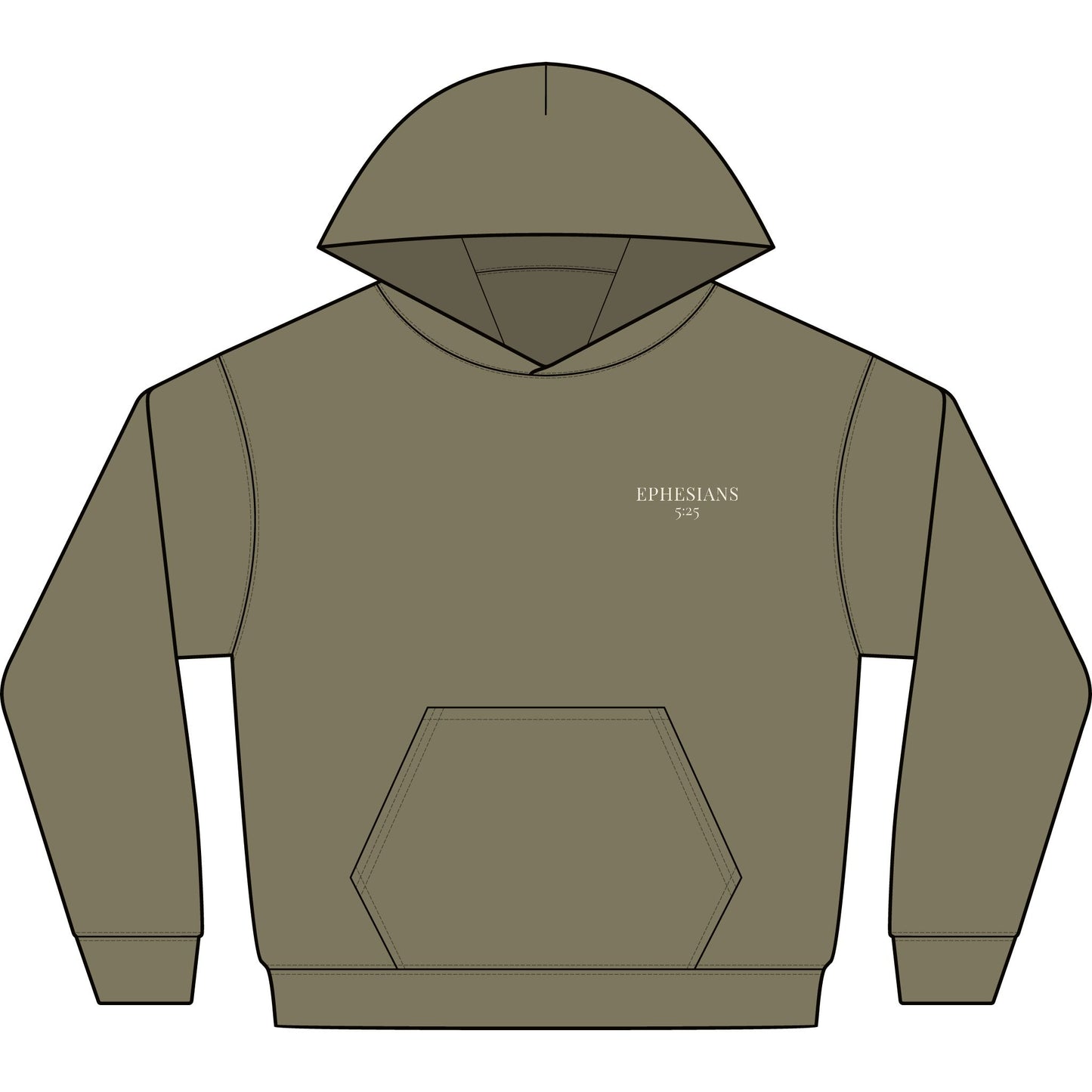 HE IS MY EPHESIANS - PREMIUM HEAVY-WEIGHT HOODIE