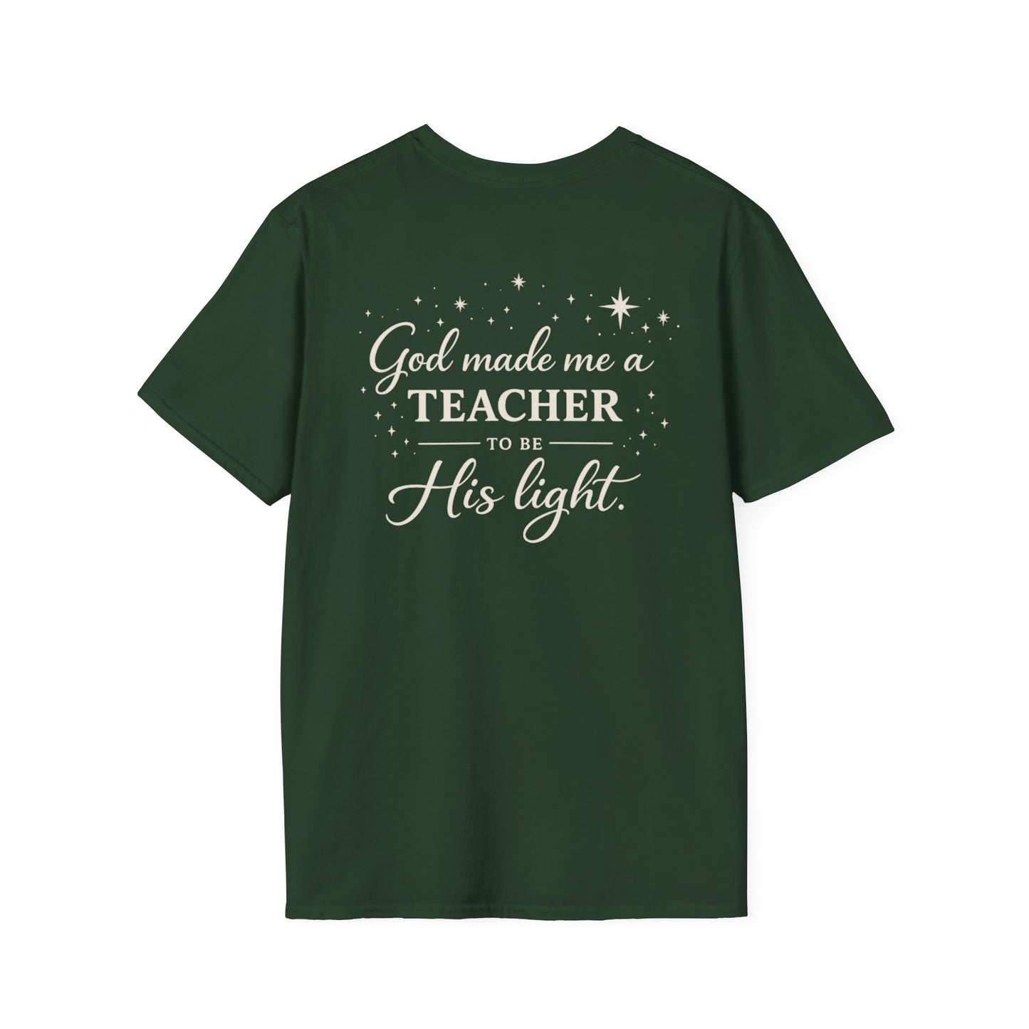 GOD MADE ME A TEACHER - PREMIUM T-SHIRT