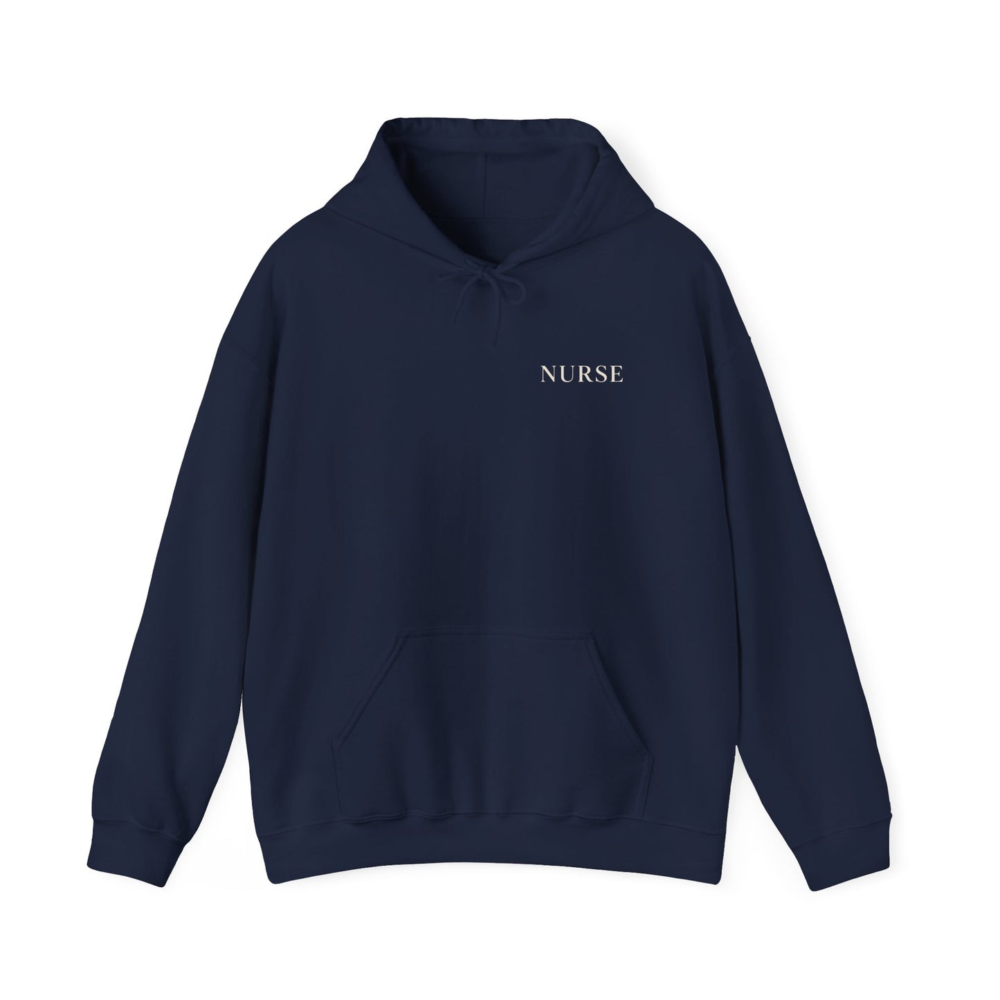 GOD MADE ME A NURSE - MEDIUM-HEAVY WEIGHT HOODIE