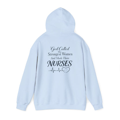 GOD CALLED NURSES - MEDIUM-HEAVY WEIGHT HOODIE