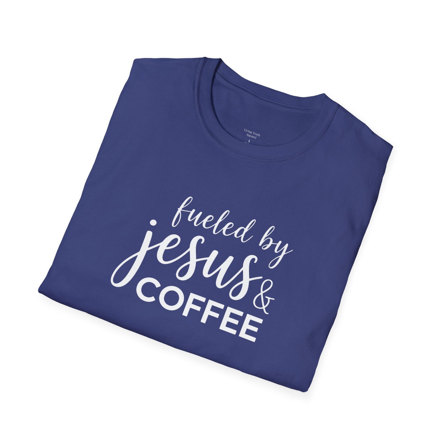 FUELED BY JESUS - PREMIUM T-SHIRT