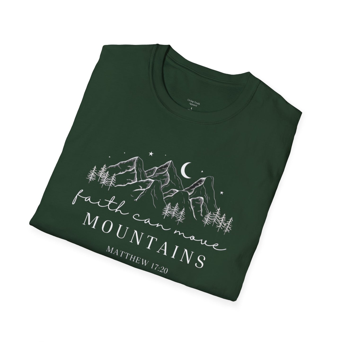 FAITH CAN MOVE MOUNTAINS - PREMIUM T-SHIRT