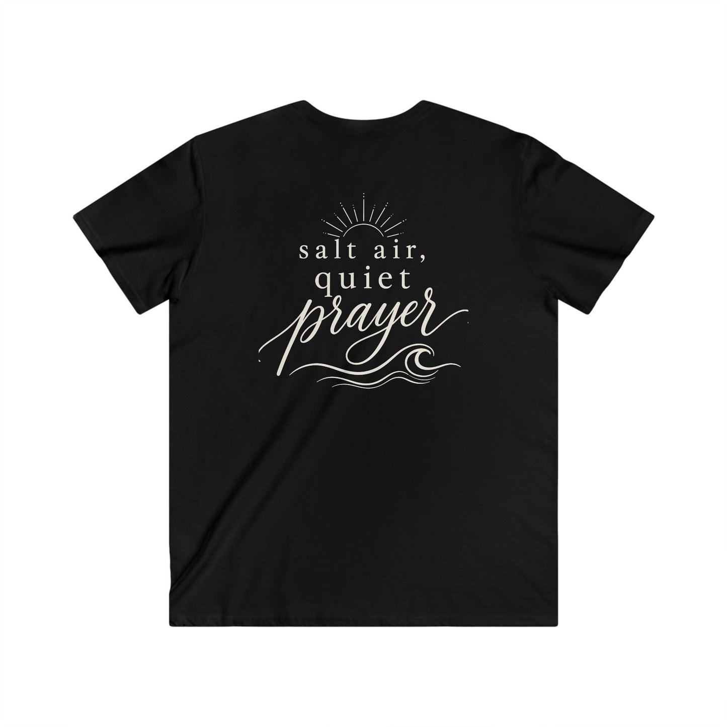 SALT AIR QUIET PRAYER - V-NECK PREMIUM T-SHIRT