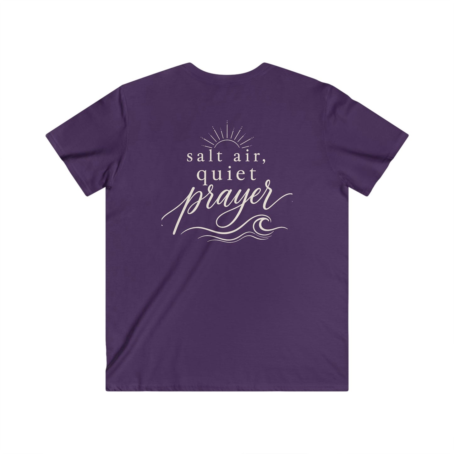 SALT AIR QUIET PRAYER - V-NECK PREMIUM T-SHIRT