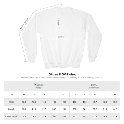 LUCKY TO BE LOVED - YOUTH MEDIUM-HEAVY WEIGHT SWEATSHIRT