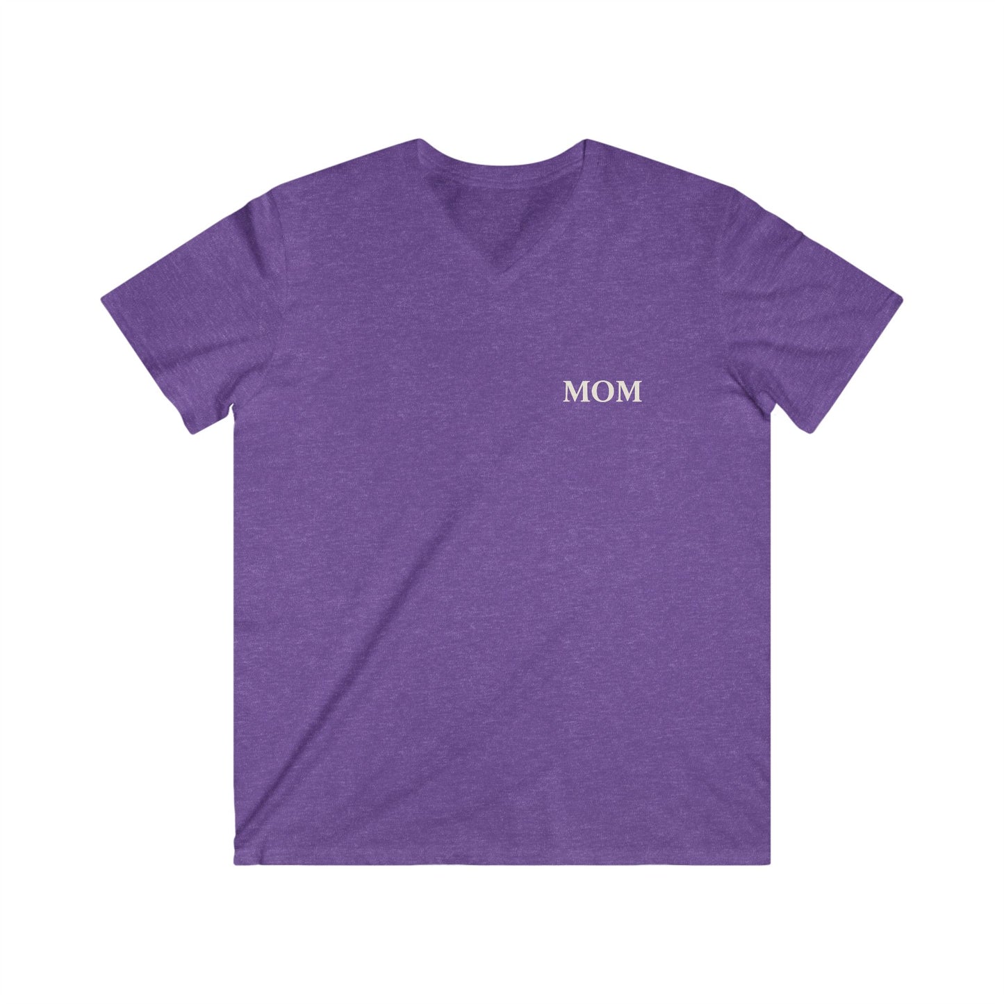 GOD MADE ME A MOM - PREMIUM V-NECK T-SHIRT