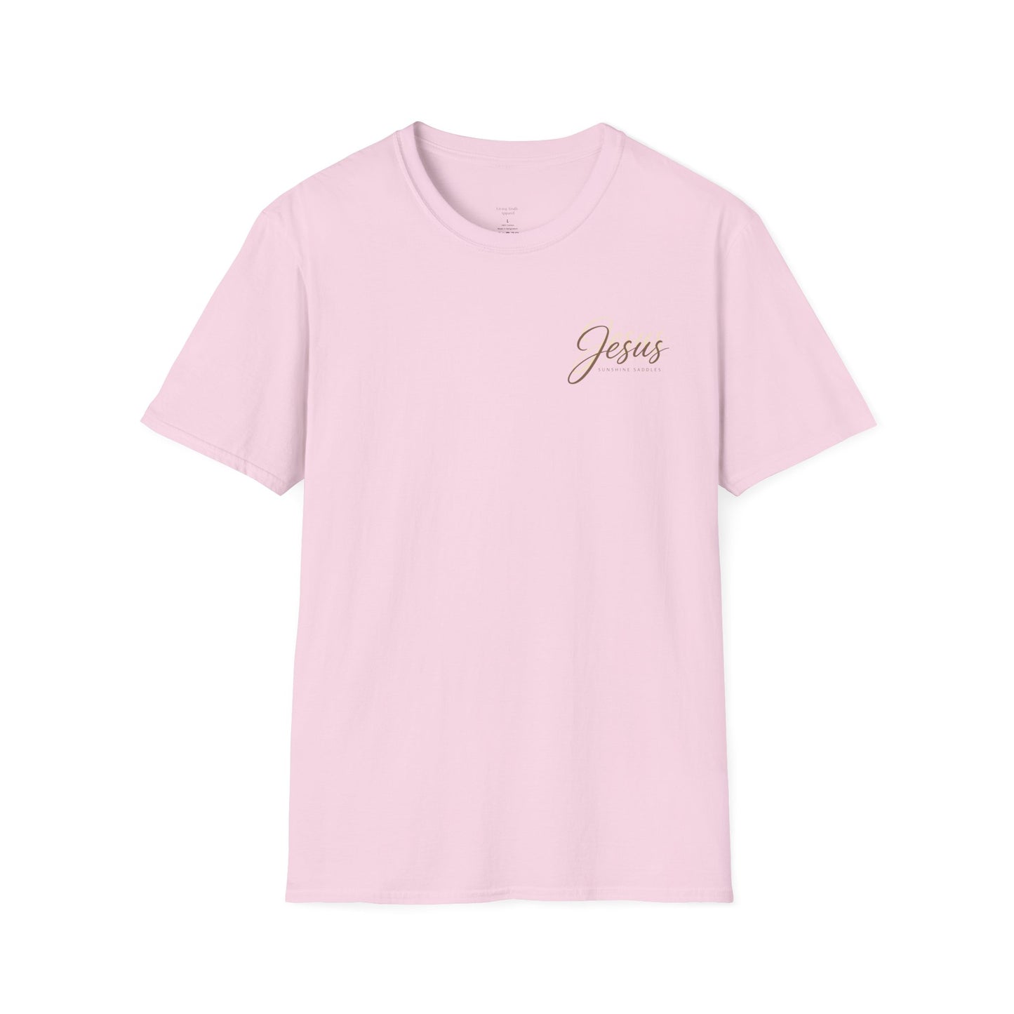 JESUS SUNSHINE SADDLES - PREMIUM T-SHIRT