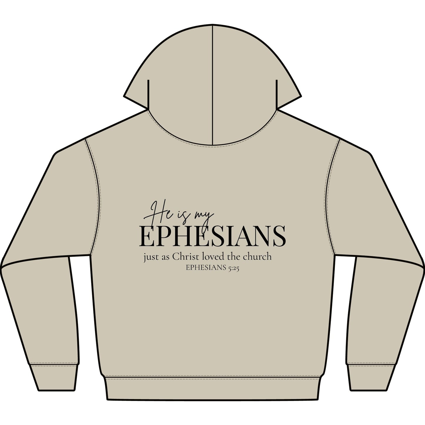 HE IS MY EPHESIANS - PREMIUM HEAVY-WEIGHT HOODIE
