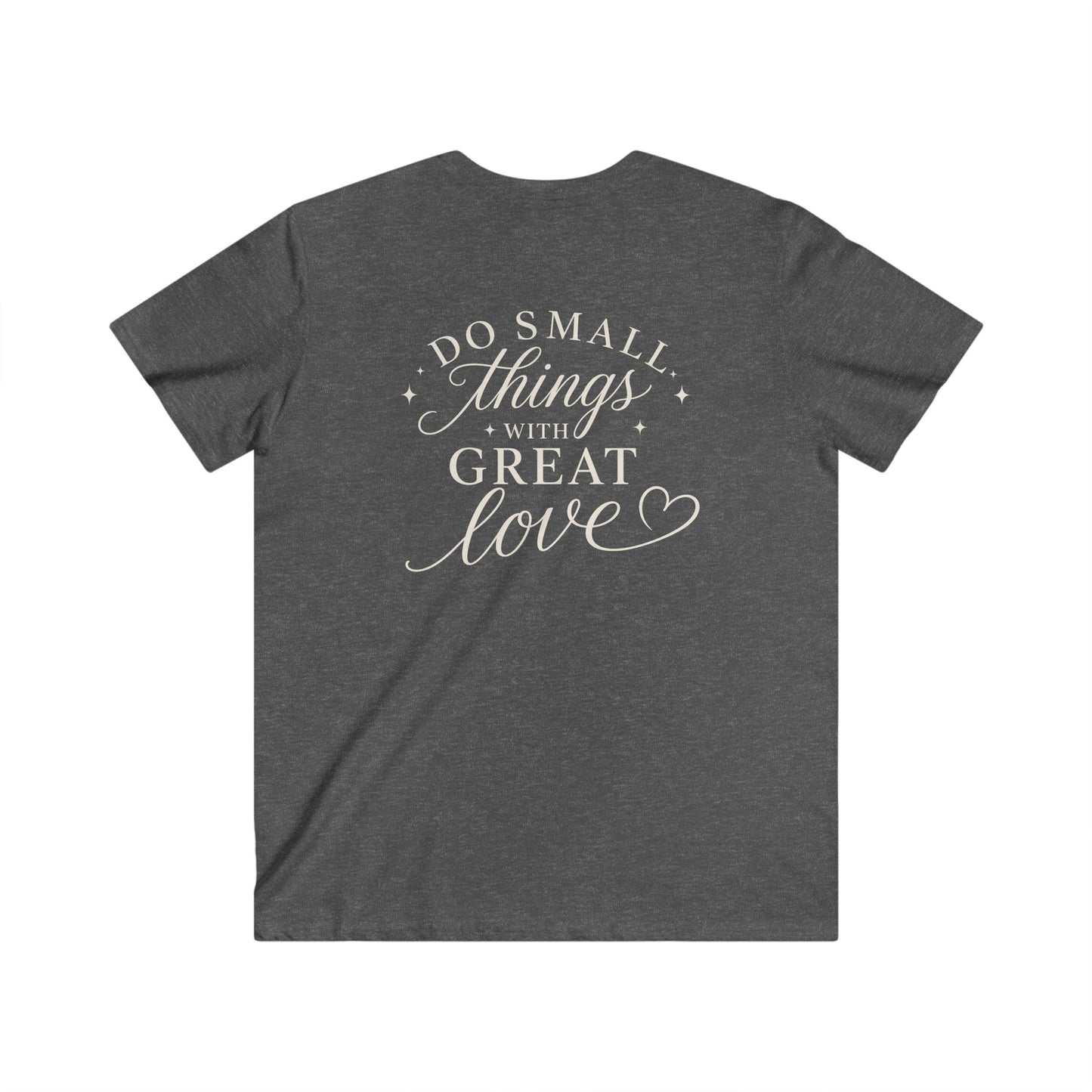 DO SMALL THINGS - V-NECK PREMIUM T-SHIRT