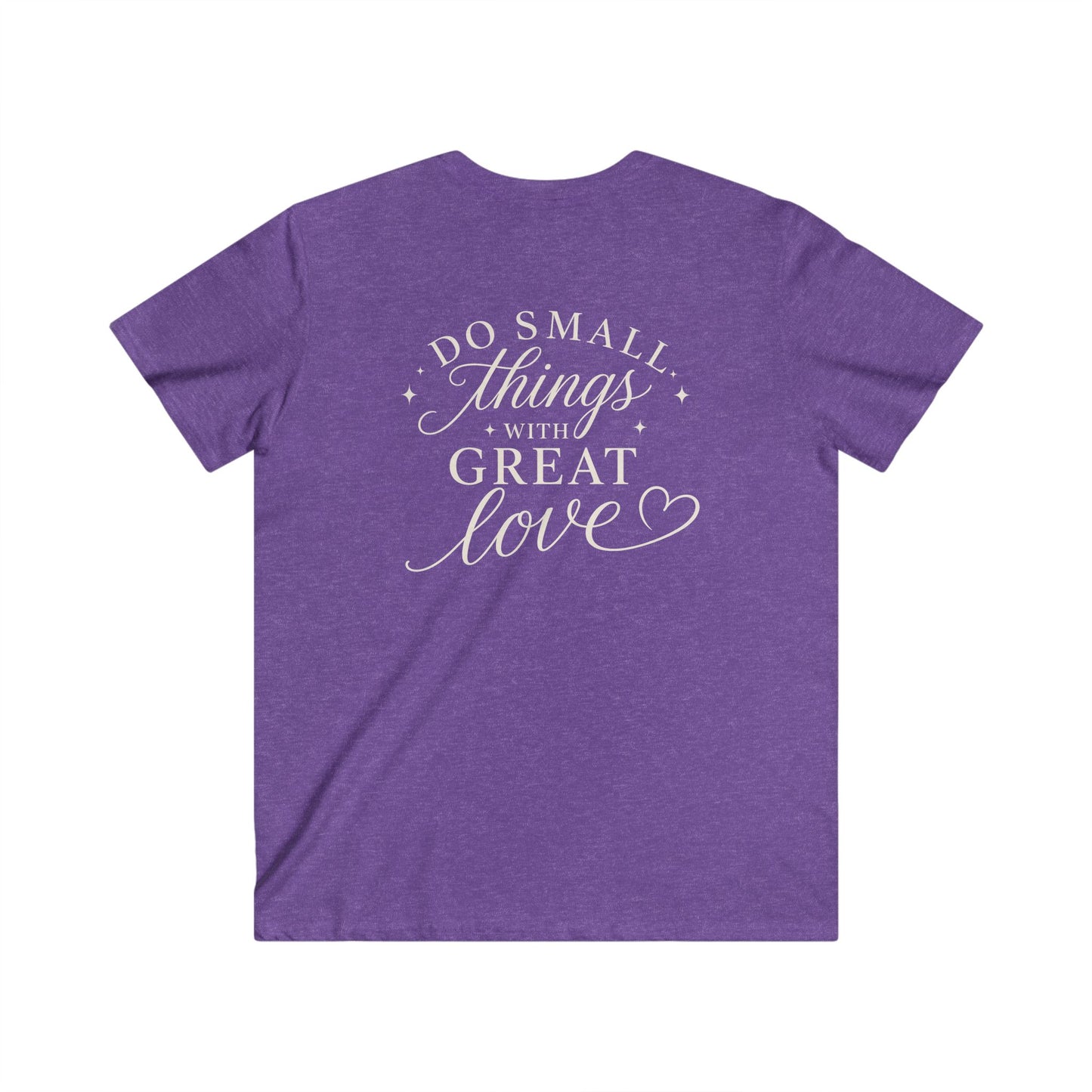 DO SMALL THINGS - V-NECK PREMIUM T-SHIRT