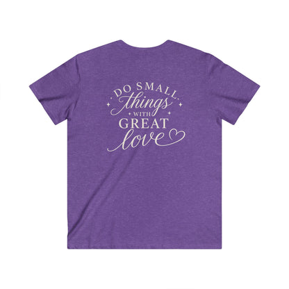 DO SMALL THINGS - V-NECK PREMIUM T-SHIRT