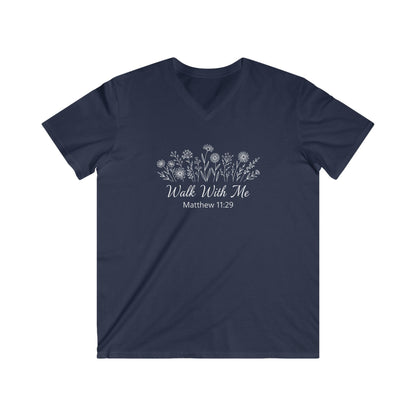 WALK WITH ME - V-NECK PREMIUM T-SHIRT