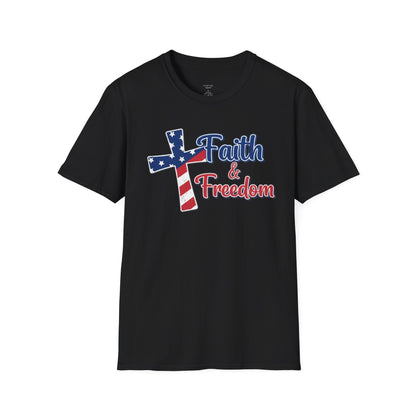 FAITH AND FREEDOM - PREMIUM T-SHIRT