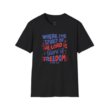 WHERE THE SPIRIT OF THE LORD IS - PREMIUM T-SHIRT
